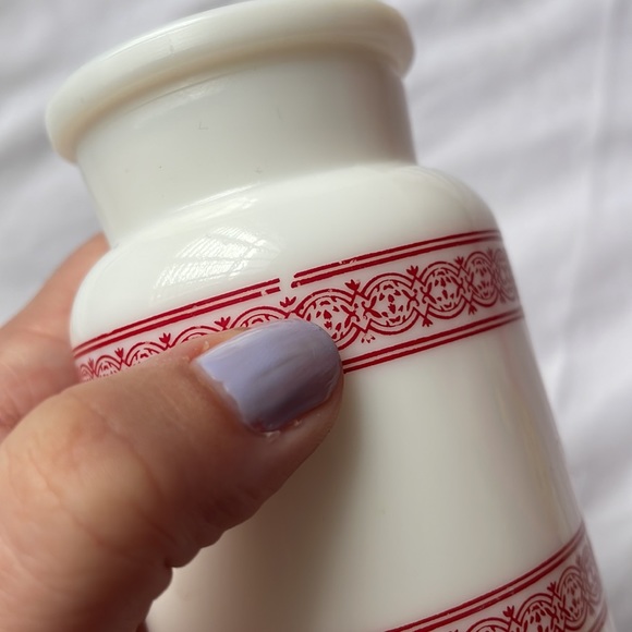 SALE 3 for $15 Small Milk glass Jar - Picture 5 of 7